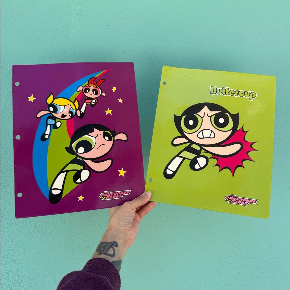 Y2K Powerpuff Girls folders